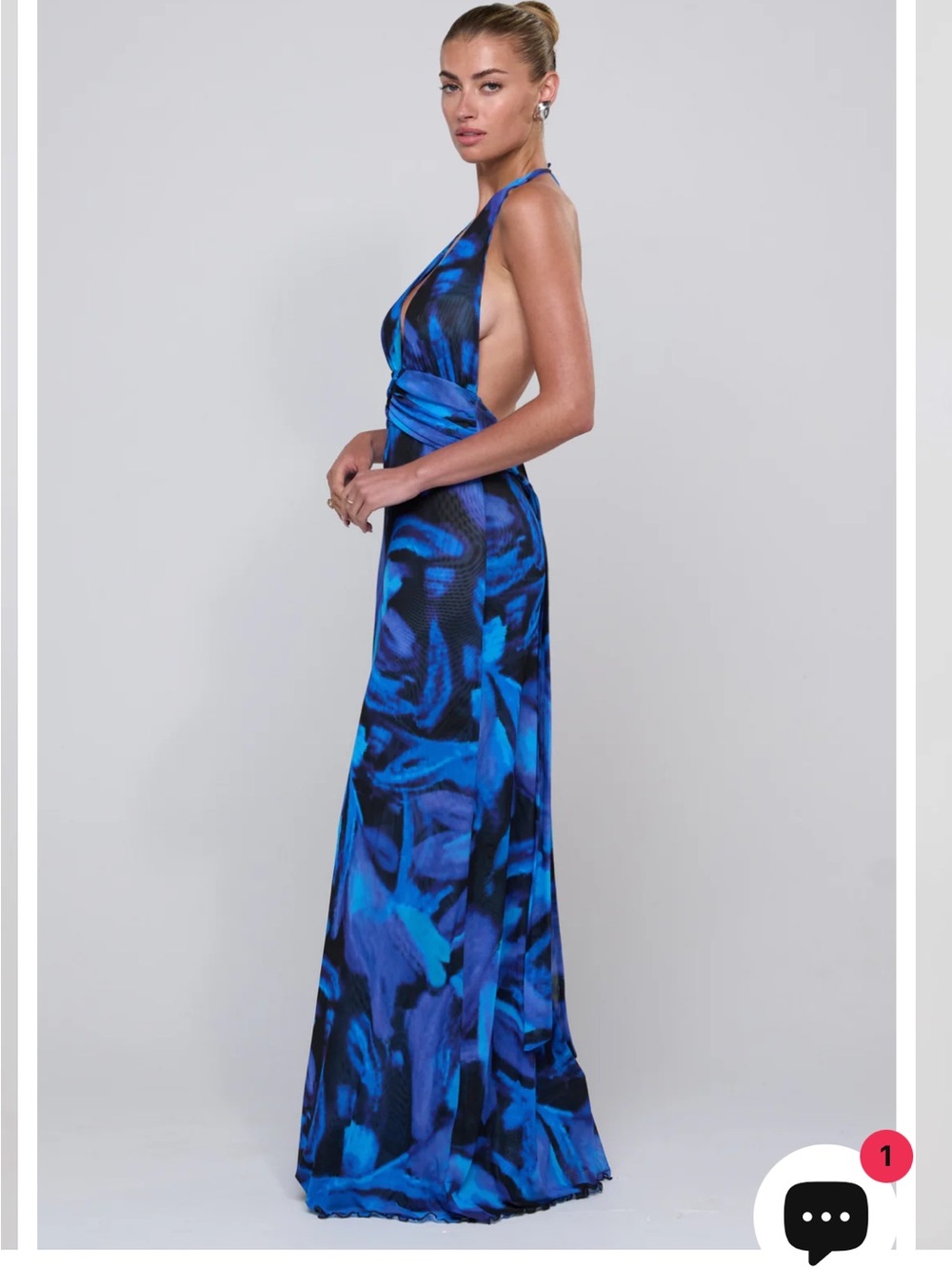RESA Chelsea Maxi Dress in Blue Lagoon